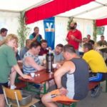 83. Pfingstbier 2003 in Roßbach (6. bis 9. Juni 2003)
Motto: "Es war schon im Munde aller, dieses Jahr kommt der Knaller!"