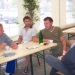 83. Pfingstbier 2003 in Roßbach (6. bis 9. Juni 2003)
Motto: "Es war schon im Munde aller, dieses Jahr kommt der Knaller!"