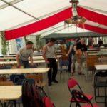 83. Pfingstbier 2003 in Roßbach (6. bis 9. Juni 2003)
Motto: "Es war schon im Munde aller, dieses Jahr kommt der Knaller!"