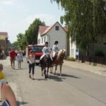 83. Pfingstbier 2003 in Roßbach (6. bis 9. Juni 2003)
Motto: "Es war schon im Munde aller, dieses Jahr kommt der Knaller!"
Der Festumzug am Sonntagnachmittag
