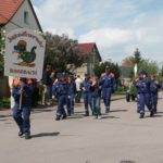 Festumzug mit dem Motto: "Einmal um die ganze Welt!"