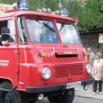Festumzug mit dem Motto: "Einmal um die ganze Welt!"
