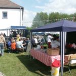 Nach dem Umzug auf dem Festplatz