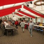 Nach dem Umzug auf dem Festplatz