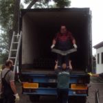 91. Pfingstbier 2011 in Roßbach (10. bis 13. Juni 2011)
Zeltaufbau am Mittwoch