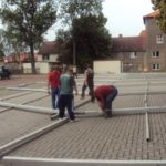 91. Pfingstbier 2011 in Roßbach (10. bis 13. Juni 2011)
Zeltaufbau am Mittwoch