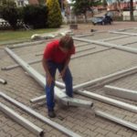 91. Pfingstbier 2011 in Roßbach (10. bis 13. Juni 2011)
Zeltaufbau am Mittwoch