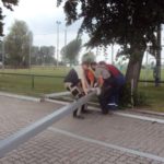 91. Pfingstbier 2011 in Roßbach (10. bis 13. Juni 2011)
Zeltaufbau am Mittwoch