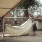 91. Pfingstbier 2011 in Roßbach (10. bis 13. Juni 2011)
Zeltaufbau am Mittwoch