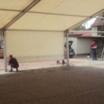 91. Pfingstbier 2011 in Roßbach (10. bis 13. Juni 2011)
Zeltaufbau am Mittwoch