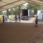 91. Pfingstbier 2011 in Roßbach (10. bis 13. Juni 2011)
Zeltaufbau am Mittwoch